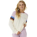Rip Curl Surf Revival Raglan Crew Womens Oatmeal Marle