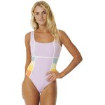 Rip Curl Sunrise Stripe Good 1 Piece Lilac
