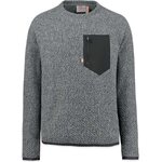 Varg Östersund Wool Crew Neck Mens Stone Grey