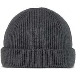 Buff Merino Knitted Hat Ervin Grey