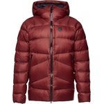 Black Diamond Vision Down Parka Mens Dark Crimson