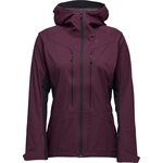 Black Diamond Dawn Patrol Hybrid Shell Womens Blackberry / Black