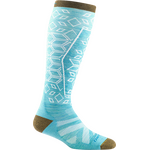 Darn Tough Traverse OTC Lightweight with Cushion Merino Womens Aqua