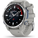 Garmin Descent Mk3 - 43 mm Passivated Steel/Fog Gray