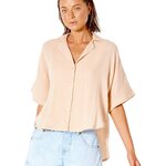 Rip Curl Premium Surf Short Sleeve Shirt Dusk Pink