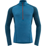 Devold Running Zip Neck Mens Blue