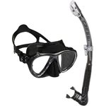 Cressi Big Eyes Evo + Alpha Ultra Dry Black / Black