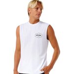 Rip Curl Stapler Muscle Mens White
