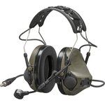 3M Peltor ComTac VIII Headset, Single Comm Green