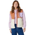 Rip Curl Anti Series Anoeta Fleece Vest Womens Light Brown