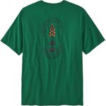 Patagonia Clean Climb Trade Responsibili-Tee Mens Clean Climb Bloom: Gather Green