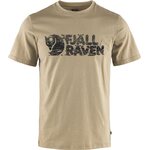Fjällräven Lush Logo T-Shirt Mens Fossil (118)