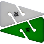 DirZone Line Arrow (small) Glow in the Dark - 85mm