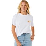 Rip Curl Line Up Relaxed Tee Womens White