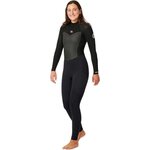 Rip Curl Womens Omega 5/3 GB B/Zip Steamer Musta