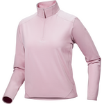 Arc'teryx Kyanite Lightweight Zip Neck Womens Alpine Rose