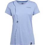 La Sportiva Route T-Shirt Womens Stone-Blue