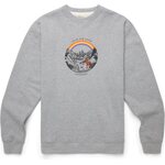 Cotopaxi Traveling Llama Organic Crew Sweatshirt Mens Heather Grey