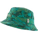 Patagonia Wavefarer Bucket Hat Water People Banner: Cliffs and Waves Conifer Green