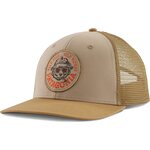 Patagonia Take a Stand Trucker Hat Wild Grizz: Oar Tan