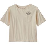 Patagonia Lost And Found Organic Easy Cut Pocket Tee Womens Undyed Natural