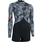 ION Amaze Shorty 2.0 LS Back Zip Black / Flowers