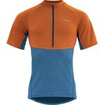 Devold Standal Tee Zip Neck Mens Blue