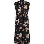 Maloja PilatusM. Organic Cotton Dress Womens Deep Black Flora