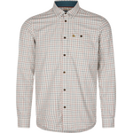 Seeland Oxford Shooting Shirt Mens Grape Leaf / Terracotta Check