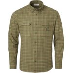 Chevalier Heron Flannel Shirt Mens Field Green Checked