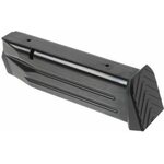 BUL Armory Mec-Gar SAS II magazine, 126mm, 9x19 18rd. Musta Alumiini Base Pad