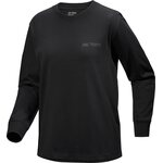 Arc'teryx Kragg Cotton Bird Crew Long Sleeve Womens Black / Black