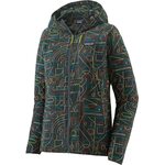 Patagonia Houdini Jacket Womens Lose Yourself Outline: Nouveau Green