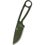 ESEE Knives Izula Olive Drab Blade / Black Sheath with Clip Plate