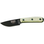 ESEE Knives Esee-3HM Black Blade w/ Micarta Handle Plain Edge / Black Blade / Brown Leather Sheath