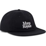 Mons Royale Roam 6 Panel Cap Black (2024)