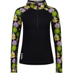 Mons Royale Bella Merino Air-Con Hood Womens Alpine Bloom / Black