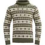 Devold Alnes Wool Roll Neck Olive/Offwhite