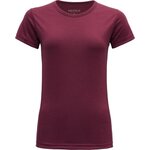 Devold Breeze Merino 150 Woman T-Shirt Beetroot