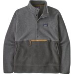 Patagonia Retro Pile 1/2 Snap Pullover Mens Forge Grey