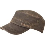 Stetson Army Cap Co/Pes Lined Brown