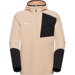 Mammut Madris Light ML Half Zip Hoody Mens Savannah - Black