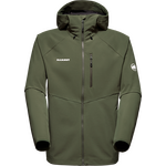 Mammut Ultimate Comfort SO Hooded Jacket Mens Dark Marsh