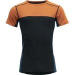 Devold Lauparen Merino 190 Base Shirt Mens Flame/Ink/Flood
