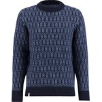 Ulvang Echo Crew Sweater Mens Navy Blue / Provence Blue