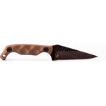 Stroup Knives Mini - G10, Acid Etched FDE