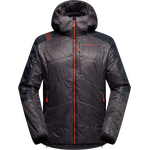 La Sportiva Alpine Guide Primaloft Hoody Mens Carbon / Cherry Tomato