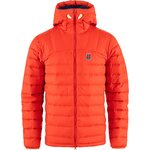 Fjällräven Expedition Pack Down Hoodie Mens Flame Orange / UN Blue (214-525)