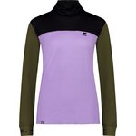 Mons Royale Yotei BF High Neck Womens Lupin / Dark Olive / Black