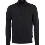 Barbour Essential Patch Half Zip Mens Charcoal